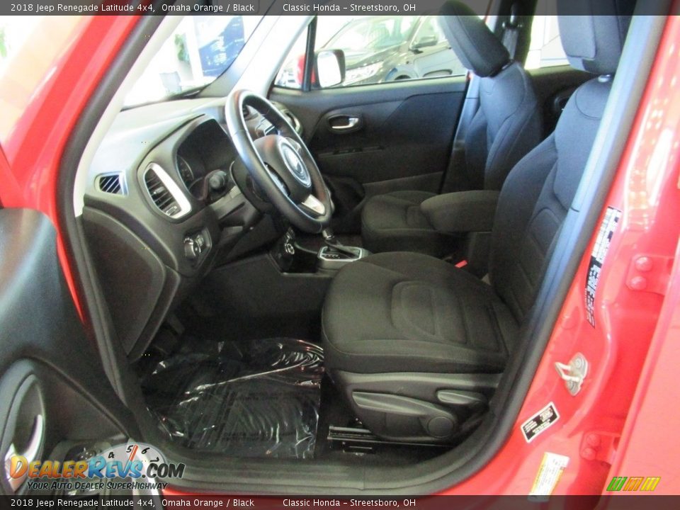 2018 Jeep Renegade Latitude 4x4 Omaha Orange / Black Photo #27