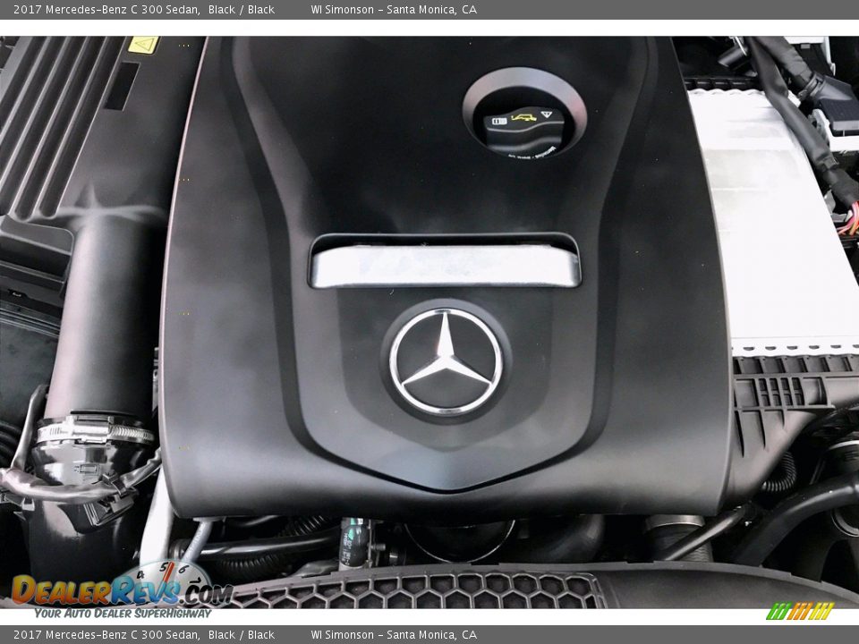 2017 Mercedes-Benz C 300 Sedan Black / Black Photo #31