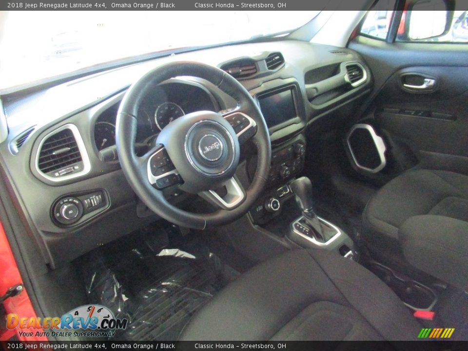 2018 Jeep Renegade Latitude 4x4 Omaha Orange / Black Photo #28