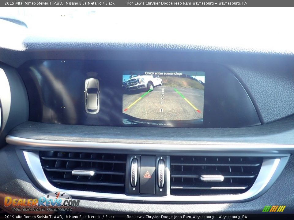 2019 Alfa Romeo Stelvio Ti AWD Misano Blue Metallic / Black Photo #17