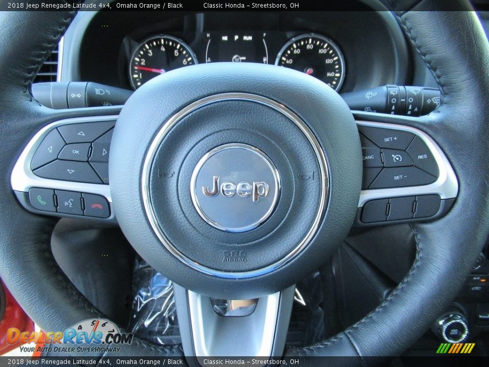 2018 Jeep Renegade Latitude 4x4 Omaha Orange / Black Photo #29