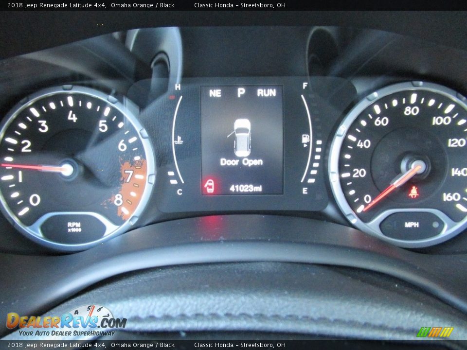 2018 Jeep Renegade Latitude 4x4 Omaha Orange / Black Photo #30
