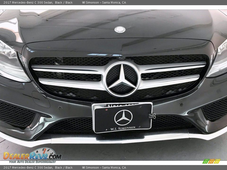 2017 Mercedes-Benz C 300 Sedan Black / Black Photo #33