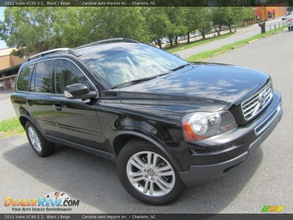 2011 Volvo XC90 3.2 Black / Beige Photo #3