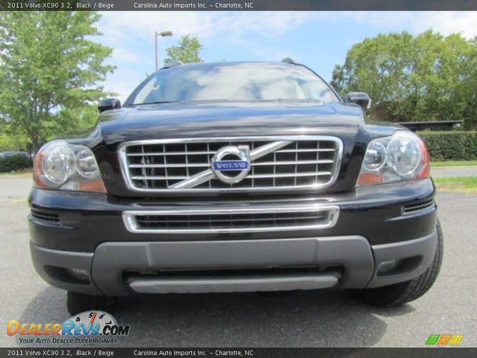 2011 Volvo XC90 3.2 Black / Beige Photo #4