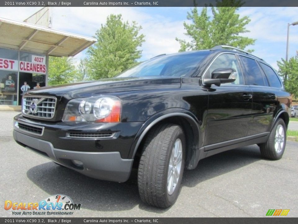 2011 Volvo XC90 3.2 Black / Beige Photo #6