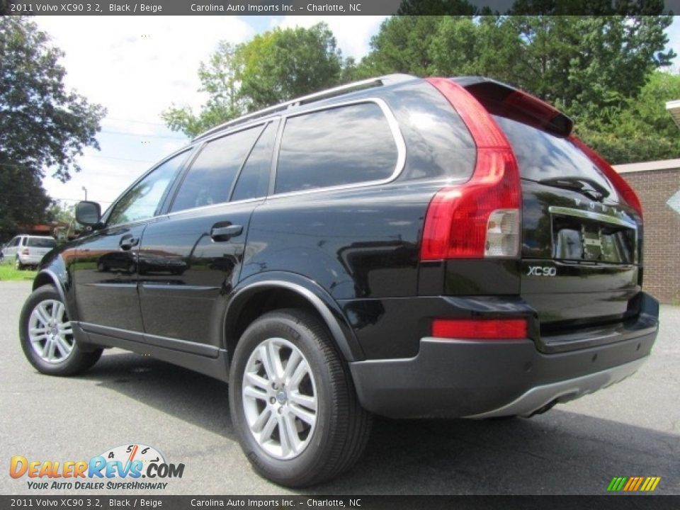 2011 Volvo XC90 3.2 Black / Beige Photo #8