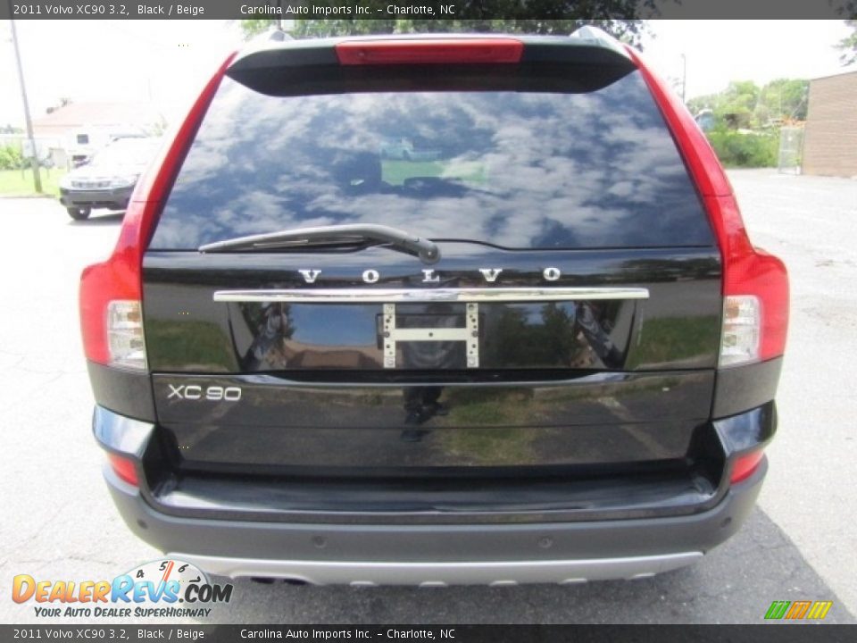 2011 Volvo XC90 3.2 Black / Beige Photo #9