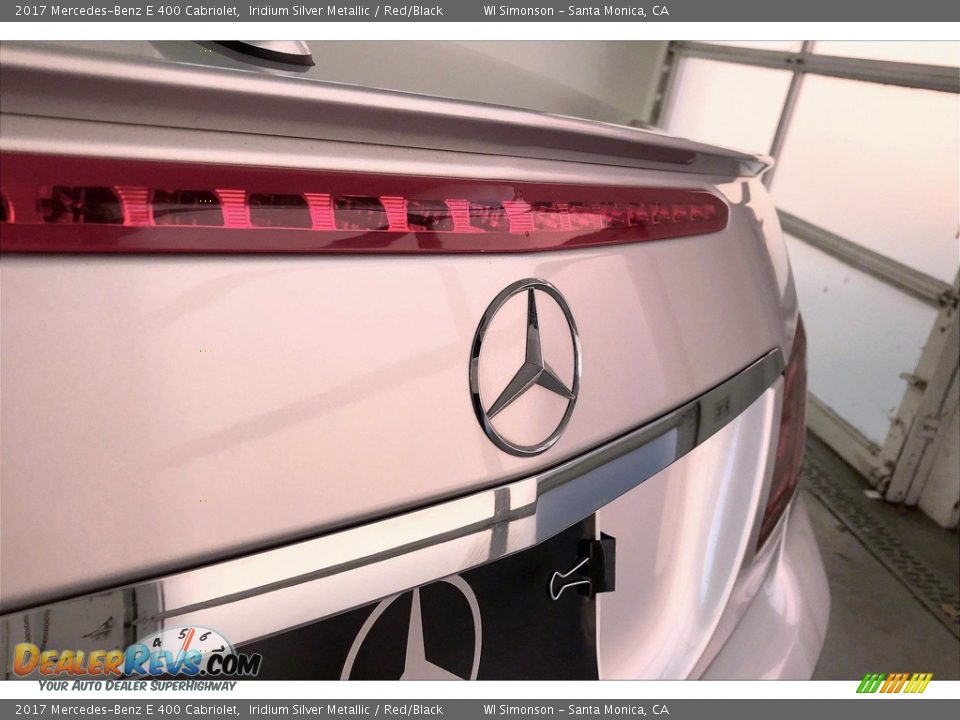 2017 Mercedes-Benz E 400 Cabriolet Iridium Silver Metallic / Red/Black Photo #7