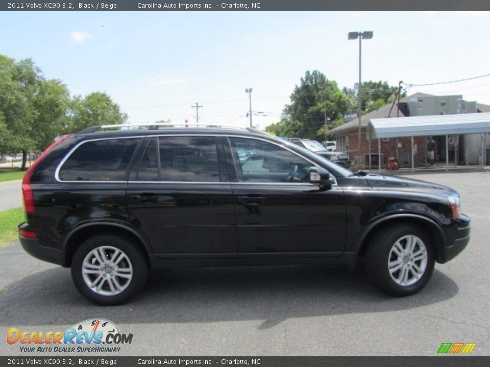 2011 Volvo XC90 3.2 Black / Beige Photo #11
