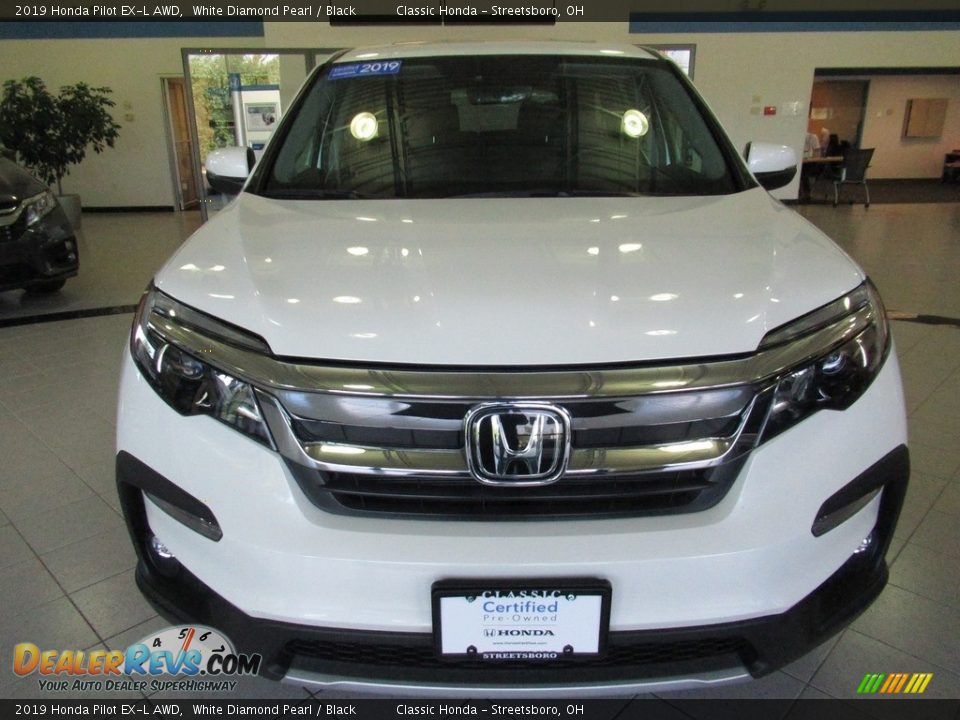 2019 Honda Pilot EX-L AWD White Diamond Pearl / Black Photo #2