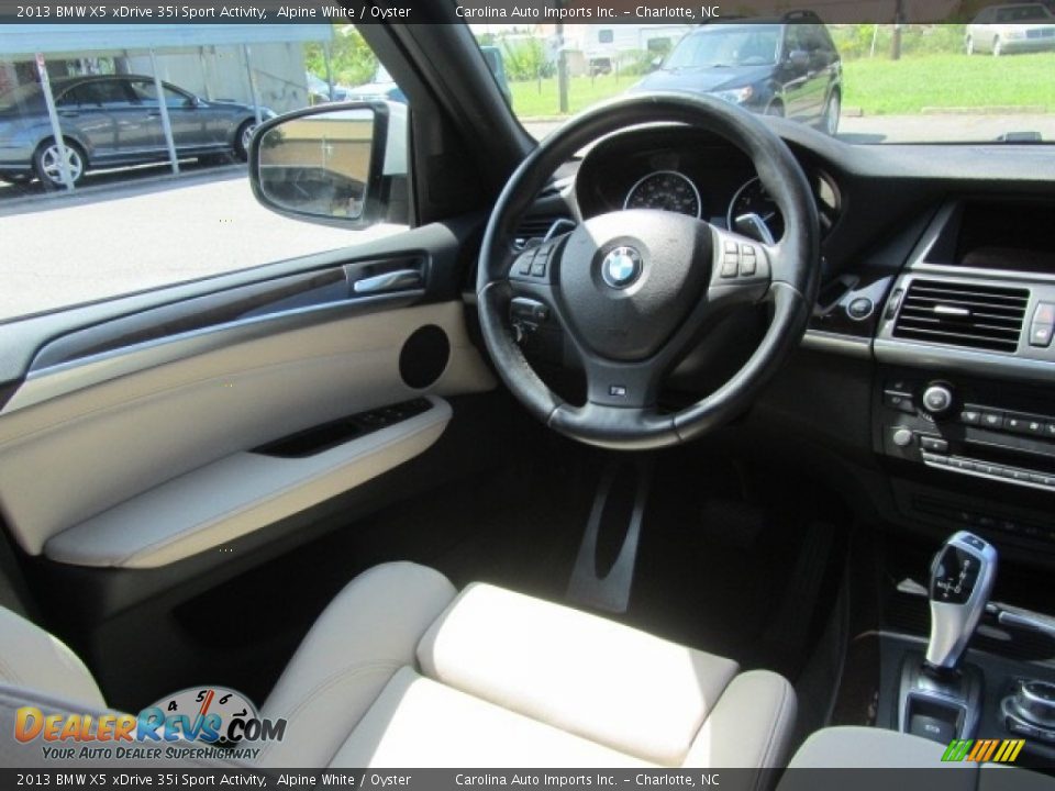 2013 BMW X5 xDrive 35i Sport Activity Alpine White / Oyster Photo #12