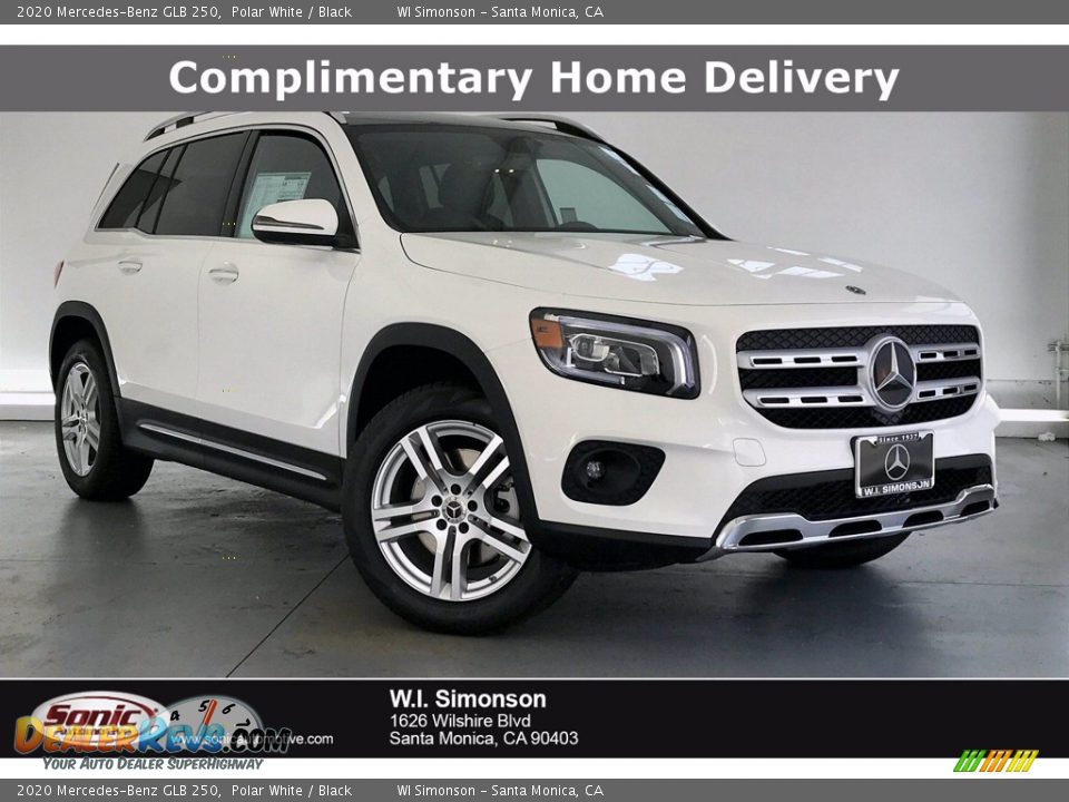 2020 Mercedes-Benz GLB 250 Polar White / Black Photo #1