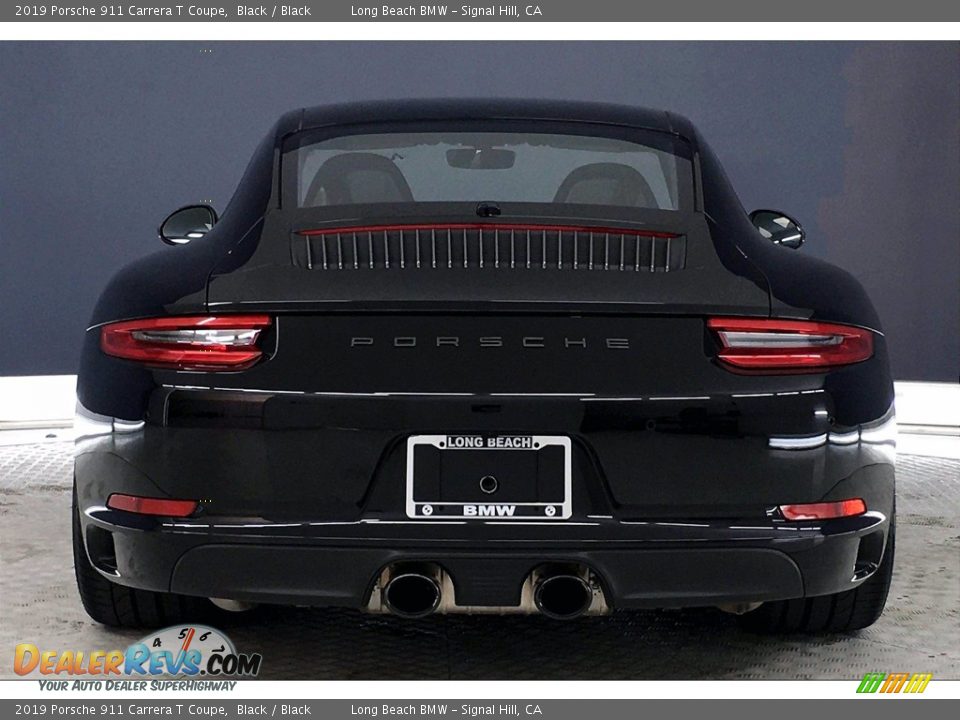 2019 Porsche 911 Carrera T Coupe Black / Black Photo #3