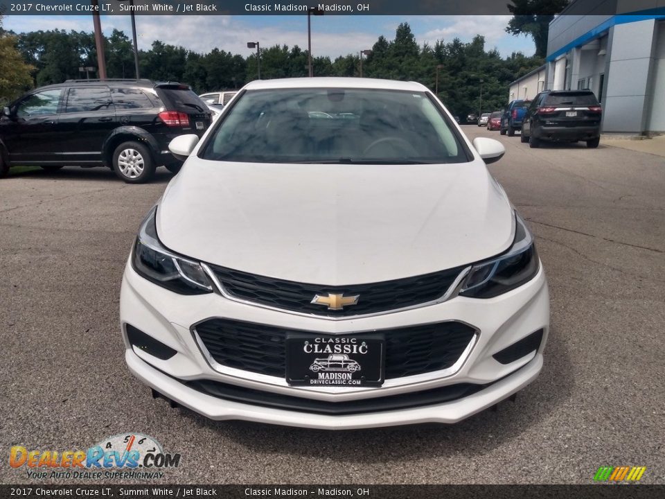 2017 Chevrolet Cruze LT Summit White / Jet Black Photo #4