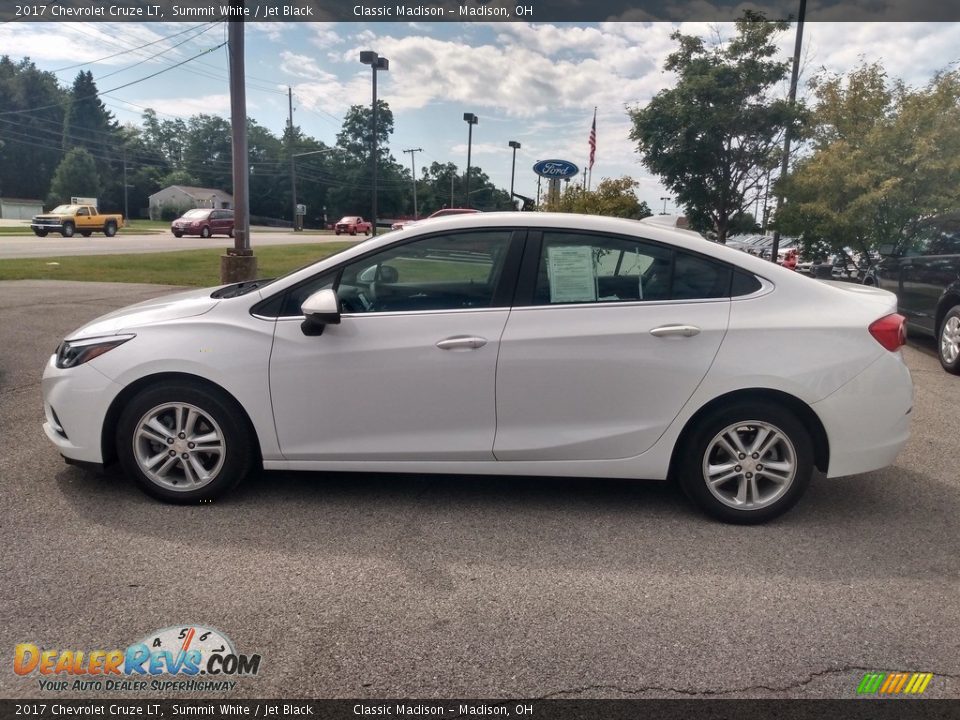 2017 Chevrolet Cruze LT Summit White / Jet Black Photo #5