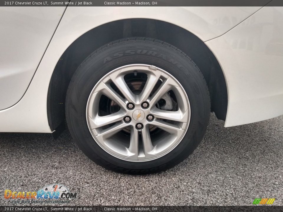 2017 Chevrolet Cruze LT Summit White / Jet Black Photo #8