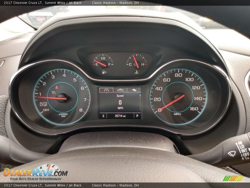 2017 Chevrolet Cruze LT Summit White / Jet Black Photo #12