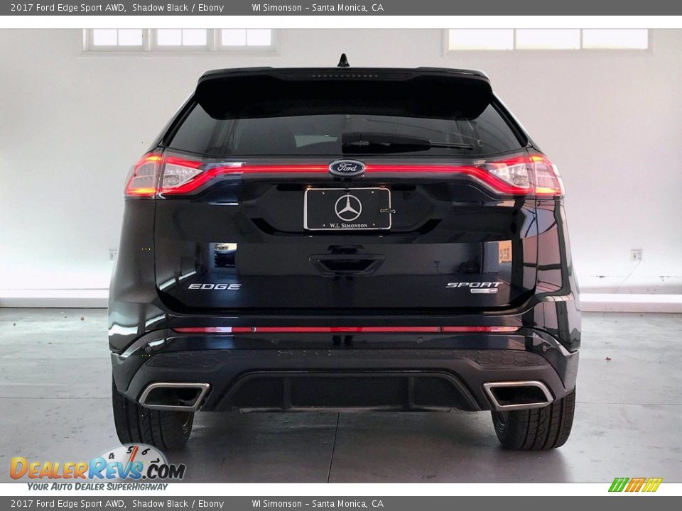 2017 Ford Edge Sport AWD Shadow Black / Ebony Photo #3