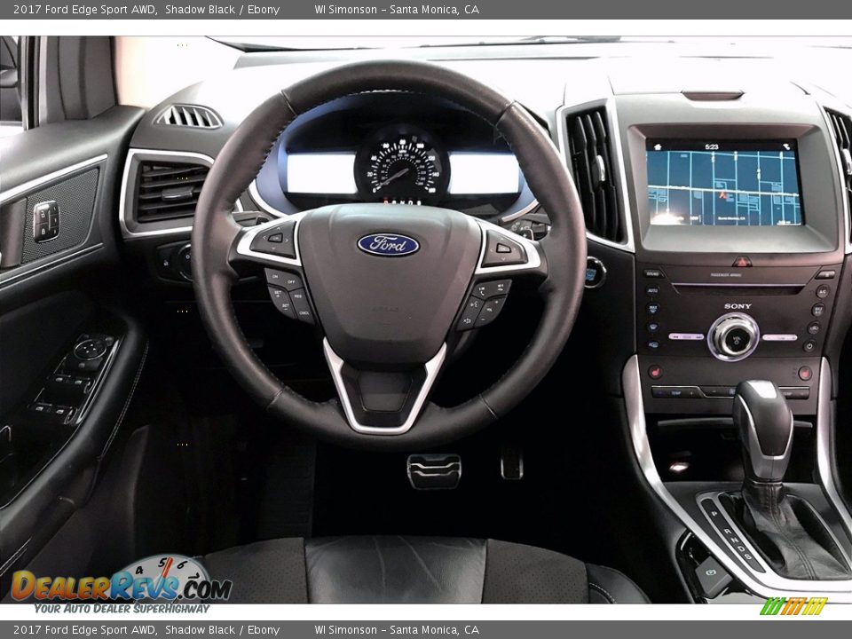 2017 Ford Edge Sport AWD Shadow Black / Ebony Photo #4