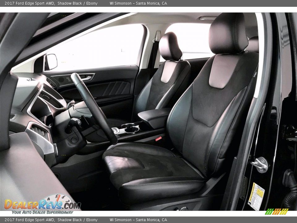 2017 Ford Edge Sport AWD Shadow Black / Ebony Photo #14