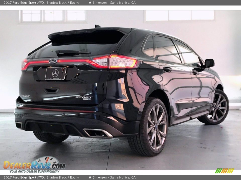 2017 Ford Edge Sport AWD Shadow Black / Ebony Photo #16