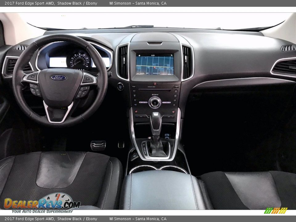2017 Ford Edge Sport AWD Shadow Black / Ebony Photo #17