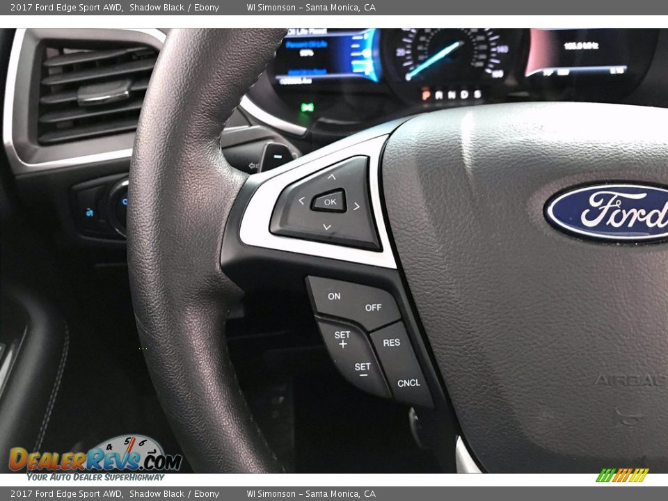 2017 Ford Edge Sport AWD Shadow Black / Ebony Photo #18