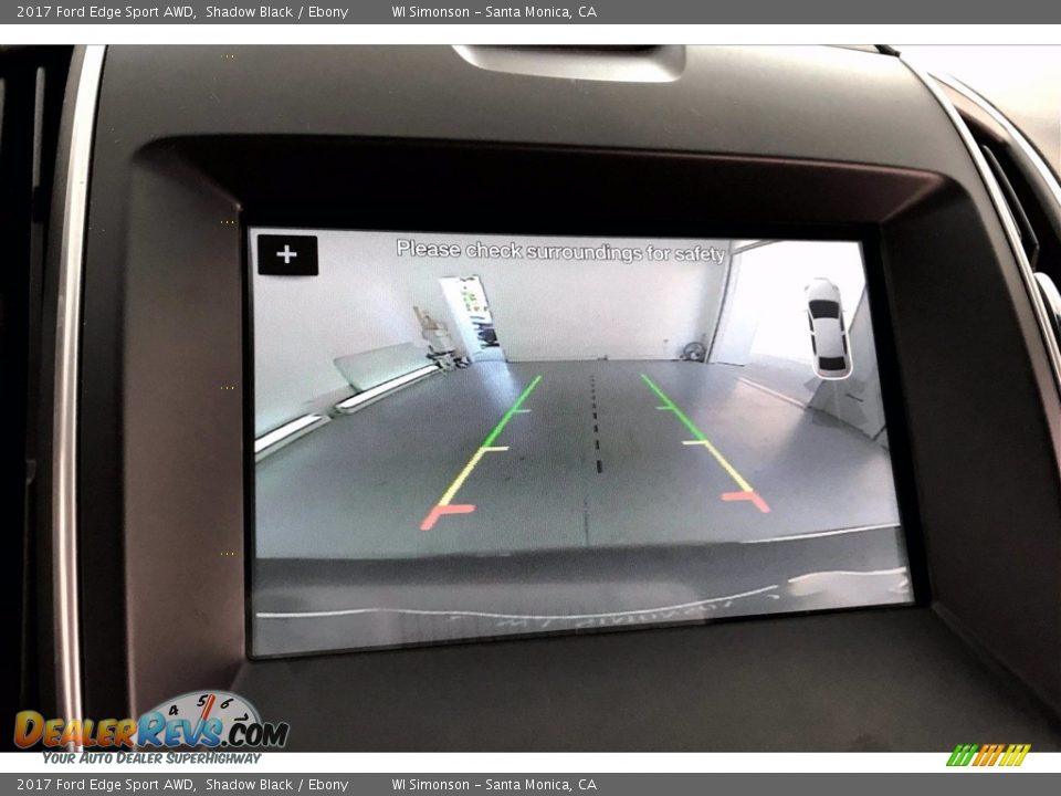 2017 Ford Edge Sport AWD Shadow Black / Ebony Photo #21