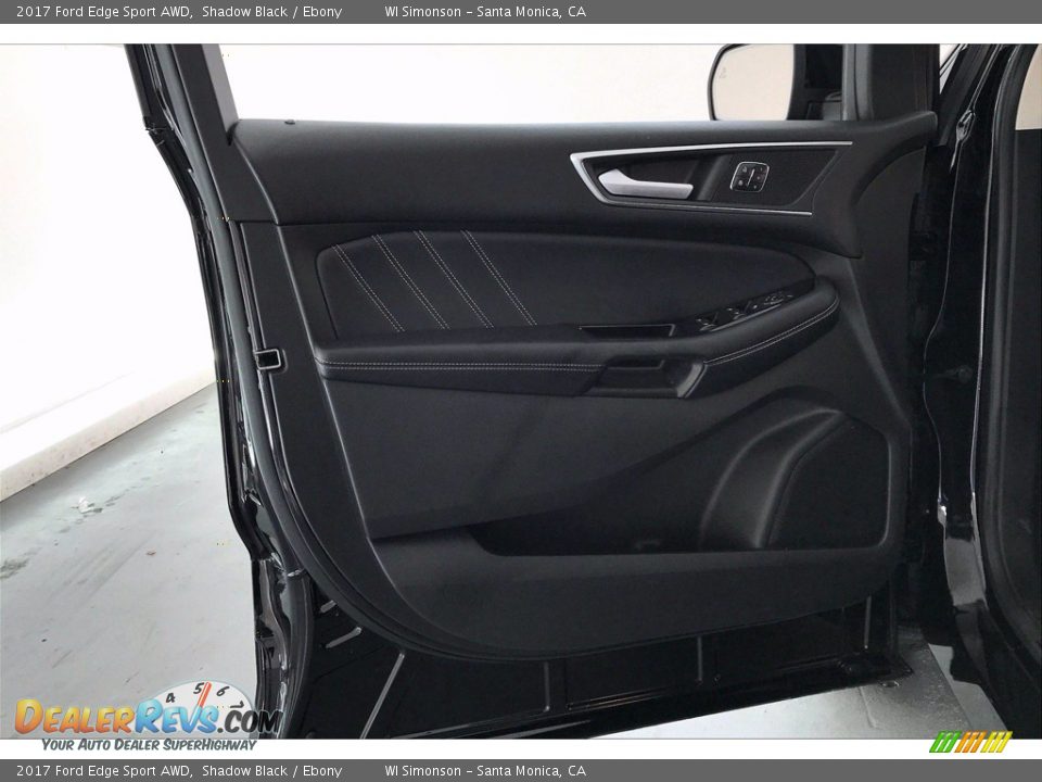 2017 Ford Edge Sport AWD Shadow Black / Ebony Photo #25