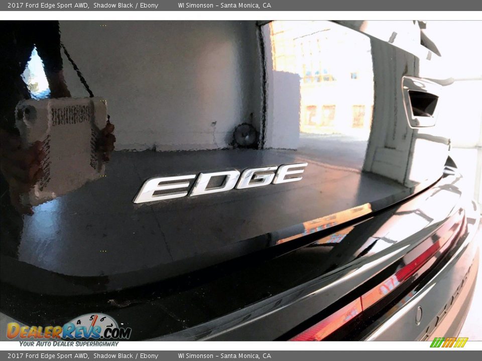 2017 Ford Edge Sport AWD Shadow Black / Ebony Photo #27
