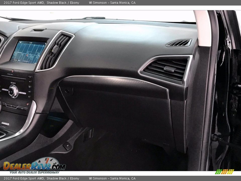 2017 Ford Edge Sport AWD Shadow Black / Ebony Photo #28