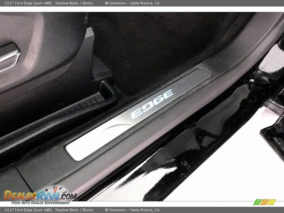 2017 Ford Edge Sport AWD Shadow Black / Ebony Photo #29