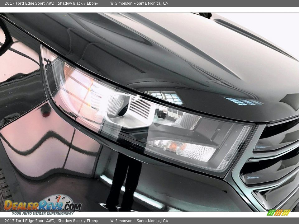 2017 Ford Edge Sport AWD Shadow Black / Ebony Photo #32