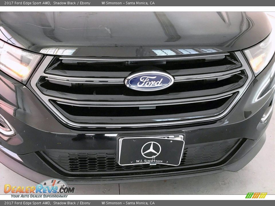 2017 Ford Edge Sport AWD Shadow Black / Ebony Photo #33