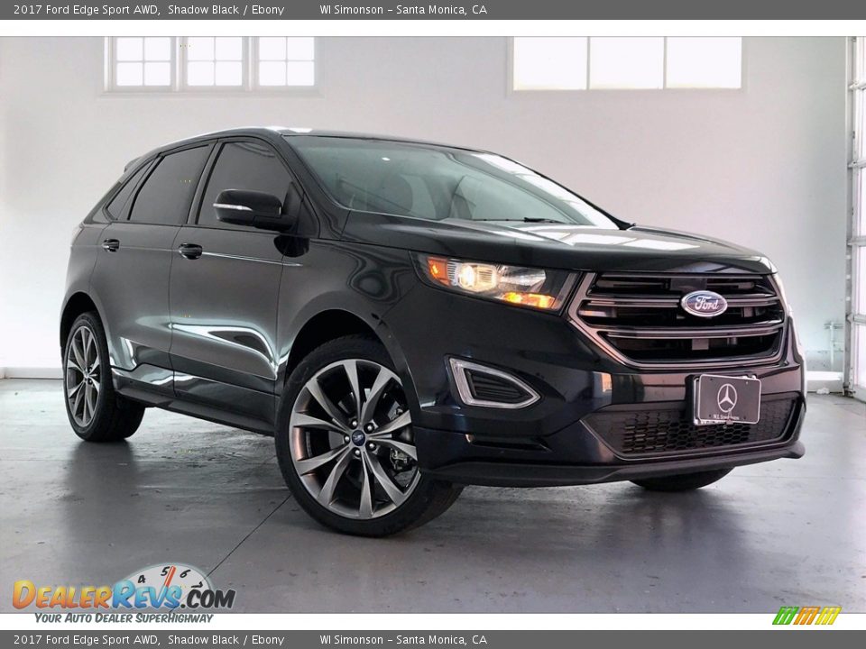2017 Ford Edge Sport AWD Shadow Black / Ebony Photo #34