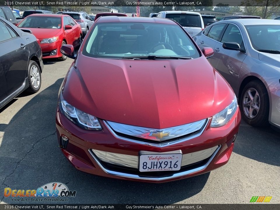 2016 Chevrolet Volt LT Siren Red Tintcoat / Light Ash/Dark Ash Photo #2