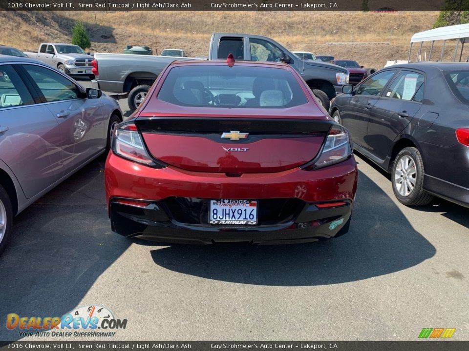 2016 Chevrolet Volt LT Siren Red Tintcoat / Light Ash/Dark Ash Photo #4