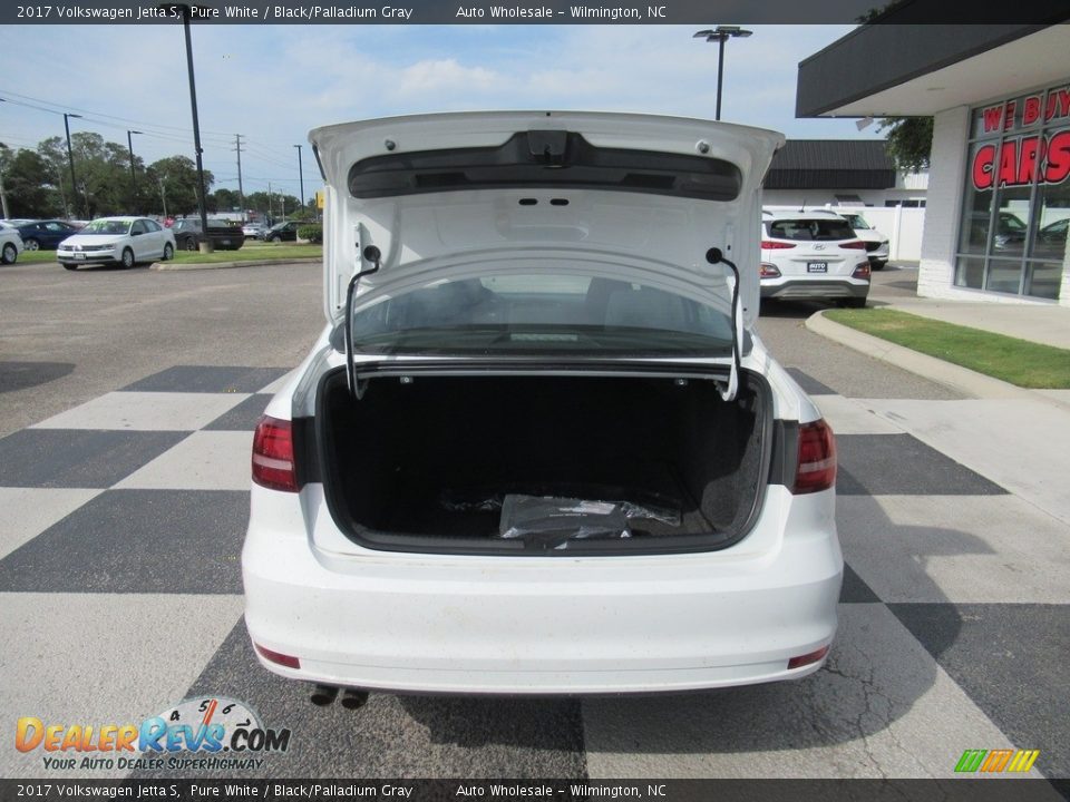 2017 Volkswagen Jetta S Pure White / Black/Palladium Gray Photo #5