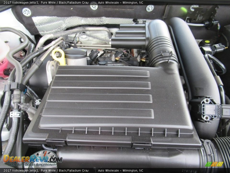 2017 Volkswagen Jetta S Pure White / Black/Palladium Gray Photo #6