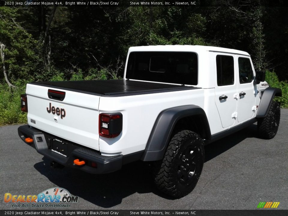 2020 Jeep Gladiator Mojave 4x4 Bright White / Black/Steel Gray Photo #8