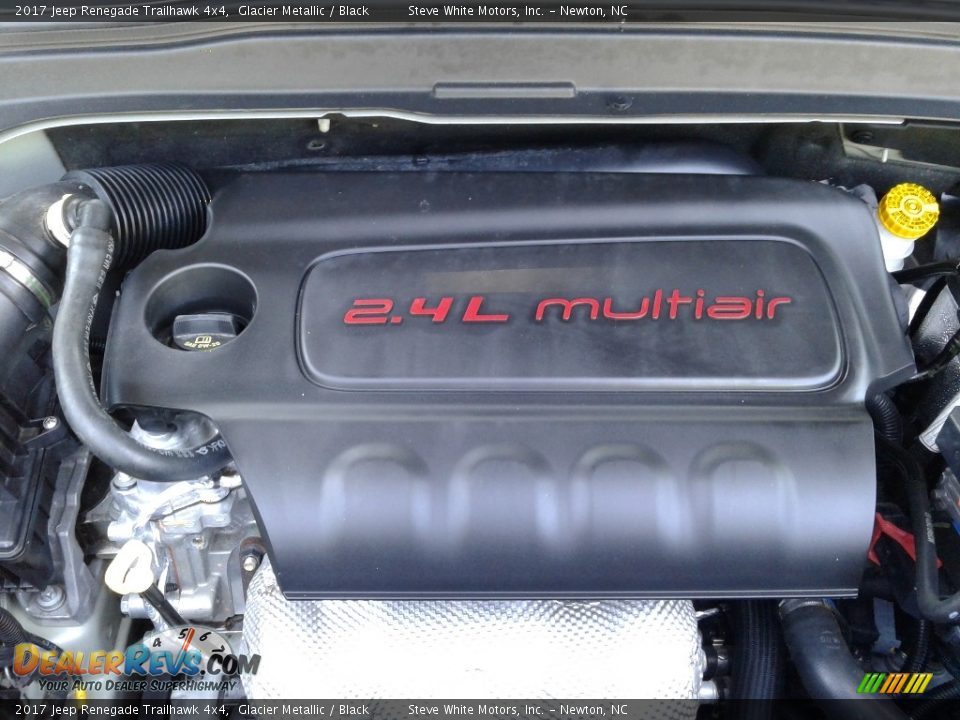 2017 Jeep Renegade Trailhawk 4x4 Glacier Metallic / Black Photo #9