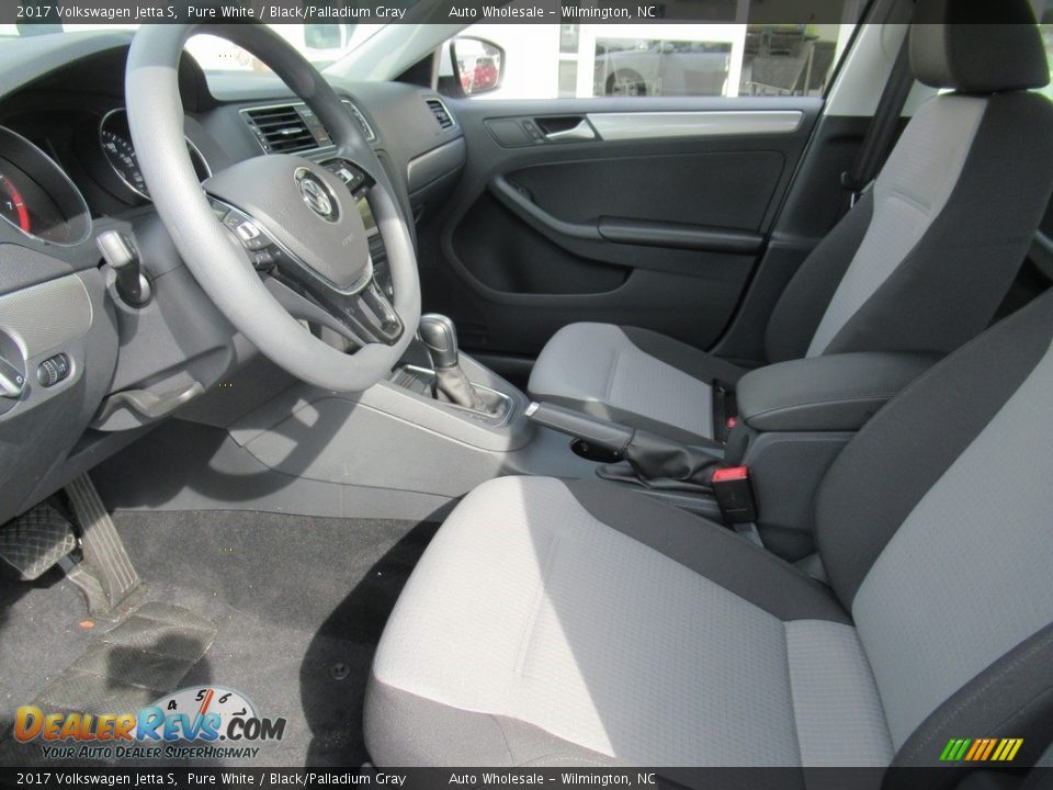 2017 Volkswagen Jetta S Pure White / Black/Palladium Gray Photo #11