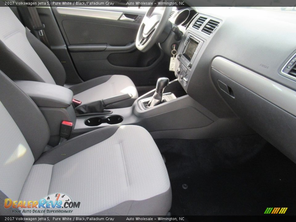 2017 Volkswagen Jetta S Pure White / Black/Palladium Gray Photo #13