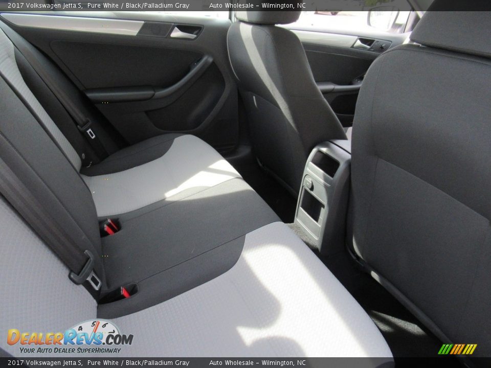 2017 Volkswagen Jetta S Pure White / Black/Palladium Gray Photo #14