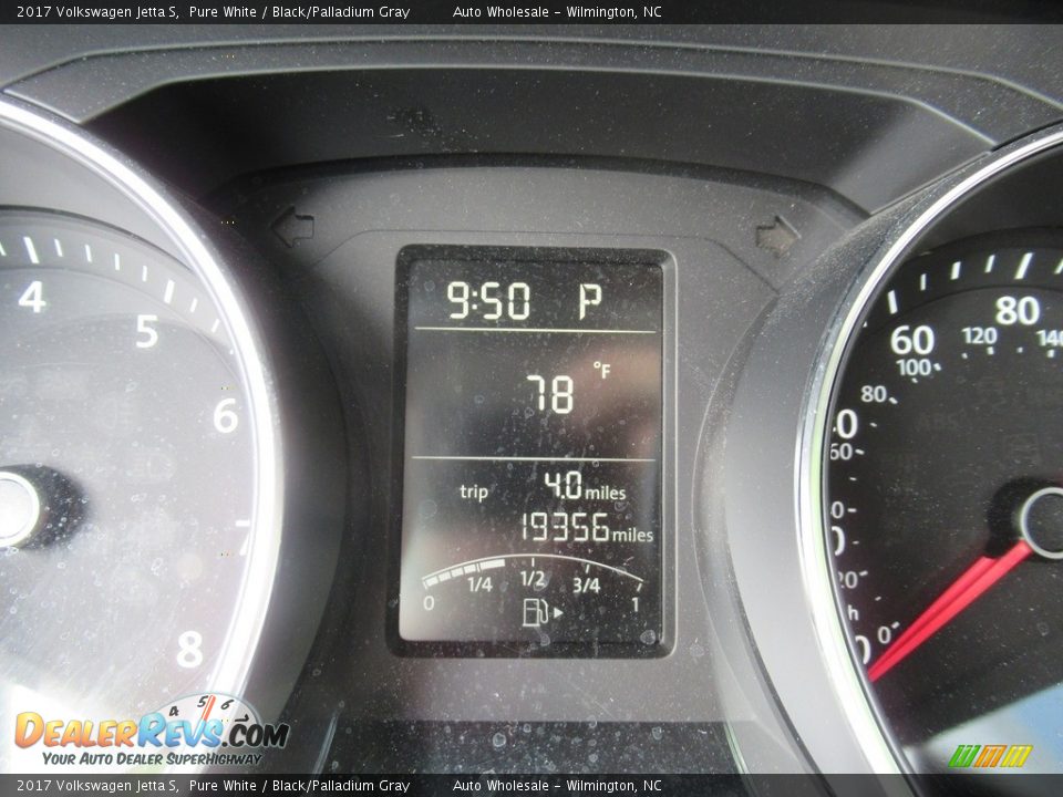 2017 Volkswagen Jetta S Pure White / Black/Palladium Gray Photo #16