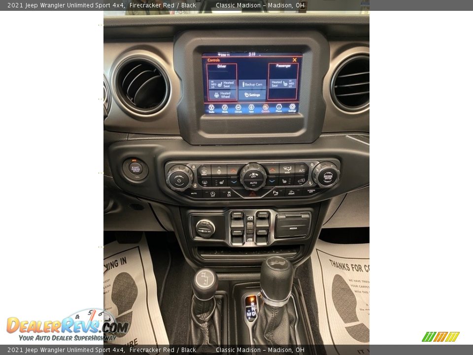Controls of 2021 Jeep Wrangler Unlimited Sport 4x4 Photo #6