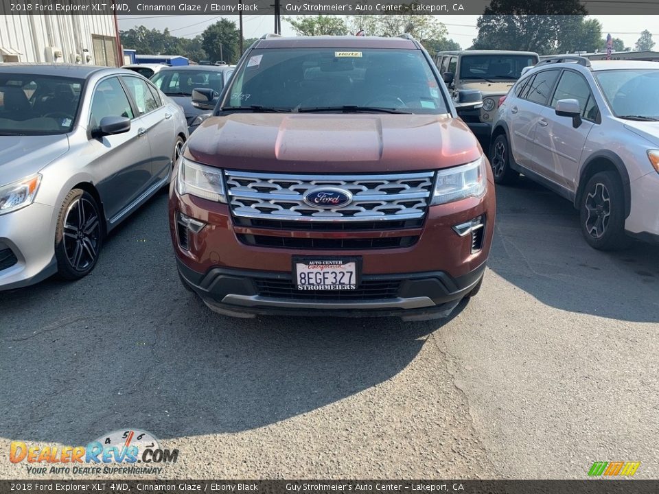 2018 Ford Explorer XLT 4WD Cinnamon Glaze / Ebony Black Photo #1