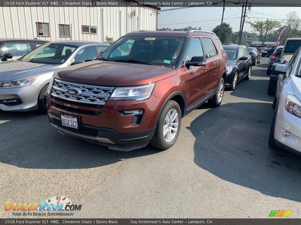 2018 Ford Explorer XLT 4WD Cinnamon Glaze / Ebony Black Photo #2