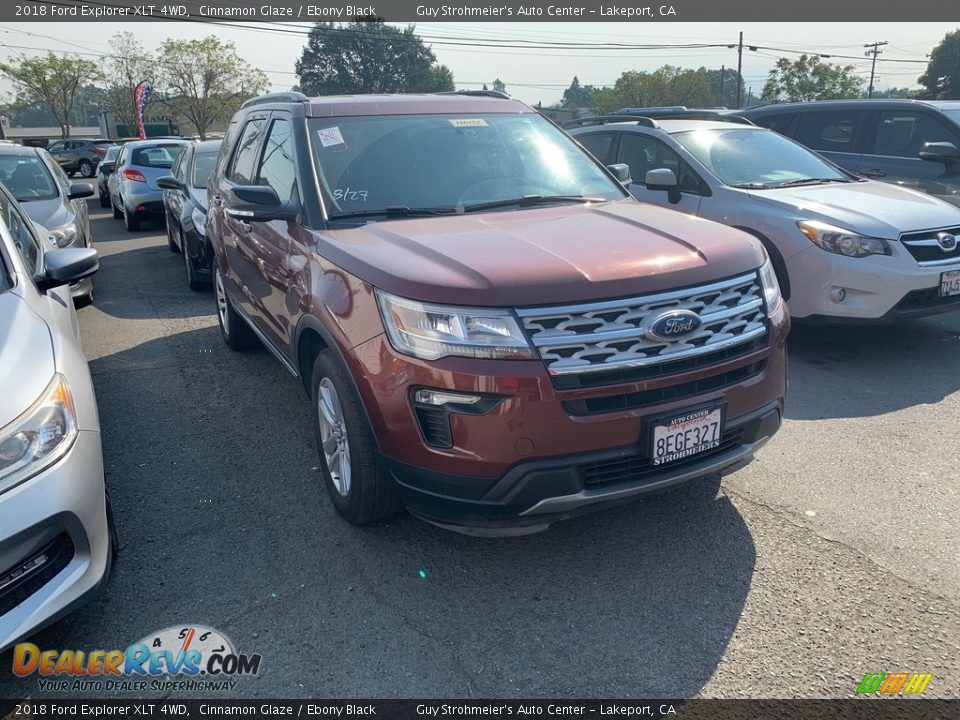 2018 Ford Explorer XLT 4WD Cinnamon Glaze / Ebony Black Photo #3